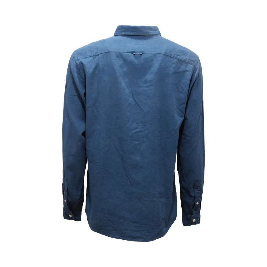 6500AR camicia uomo SELECTED HOMME man SLIM shirt blue